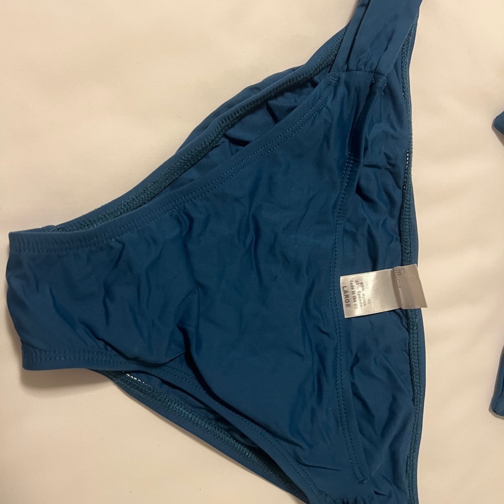 L*Space Blue Fringe Bikini Set - Picture 4 of 4